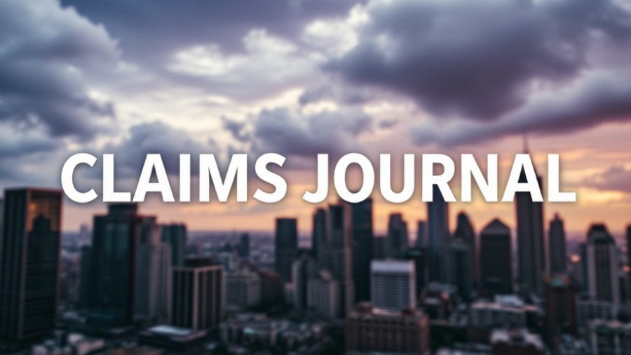 Claims Journal cover on cityscape background for Smucker lawsuit.