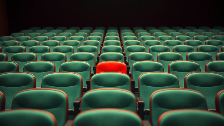 Contrasting red and green chairs illustrating insurance claim denied concept.