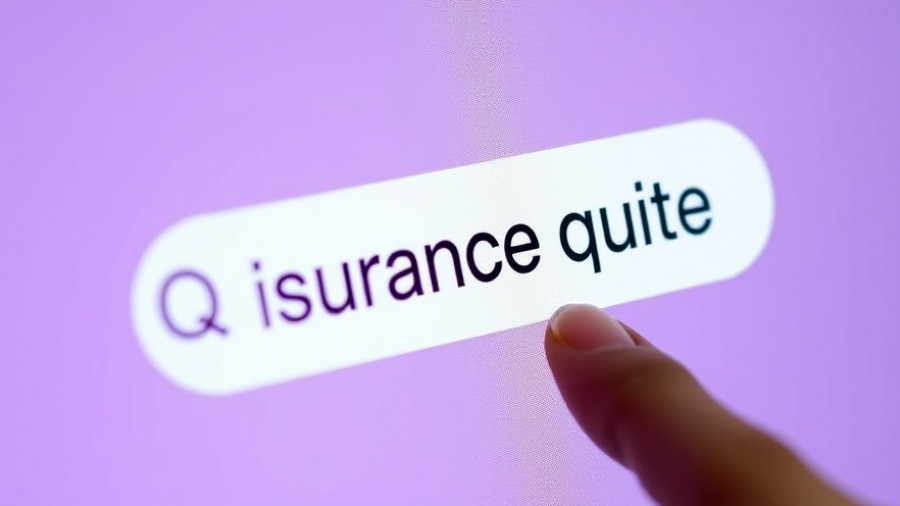 Online search bar for auto insurance switching quote.