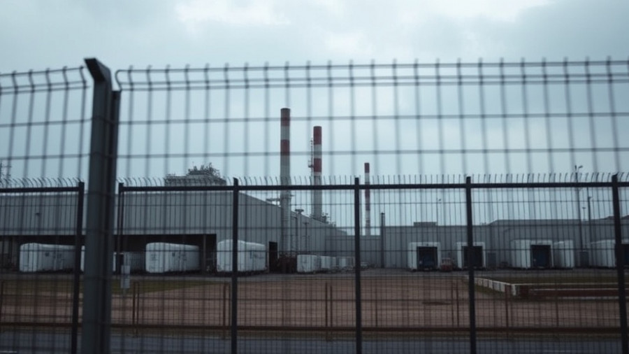 Industrial facility and fence, relates to insurance claim process.