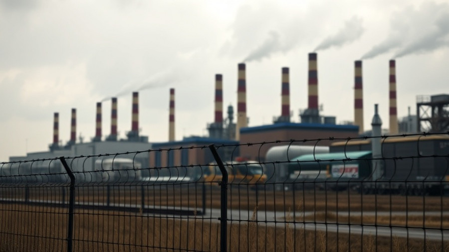 Automotive factory highlighting supply chain issues and insurance claims.