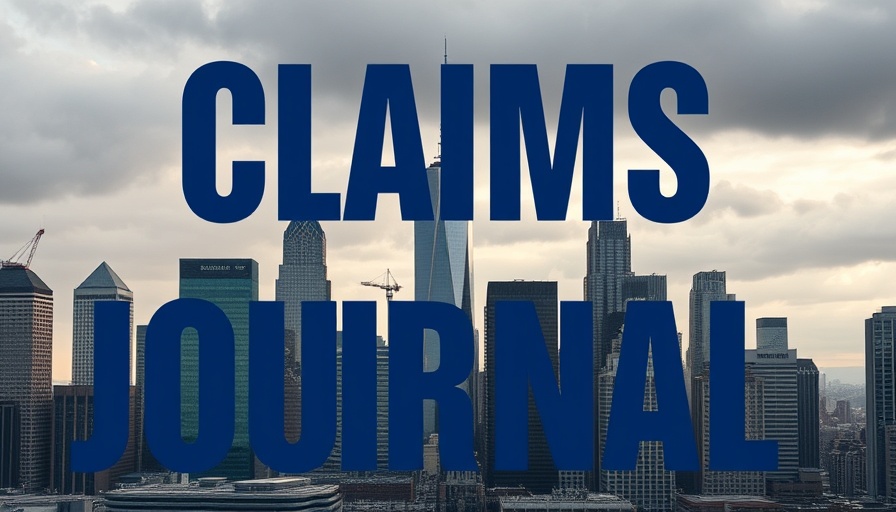 City skyline with Claims Journal text overlay.