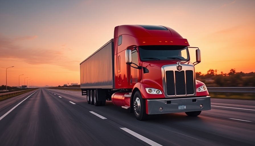 Semi-truck on highway related to how to file an injury claim.