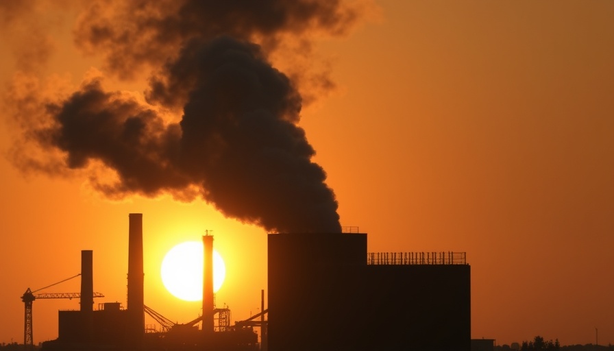 Factory emissions illustrating EPA authority to regulate greenhouse gases.