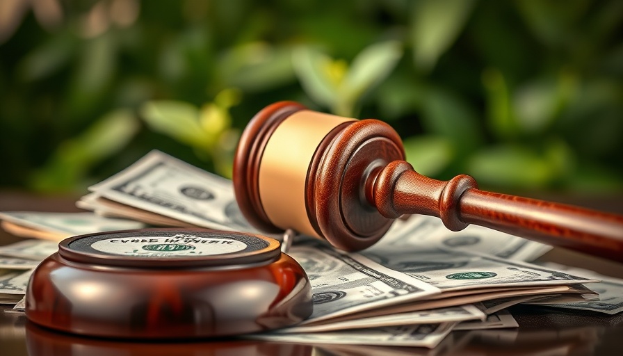 Gavel on dollar bills symbolizing insurance claim disputes.