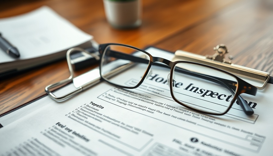 Close-up of home inspection report vital to property claims with glasses.