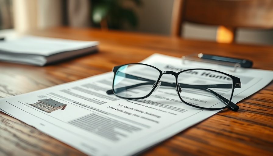 Home inspection report essential for property claims on a wooden table.