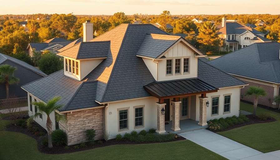 Fortified home in Louisiana neighborhood, secured with modern design.