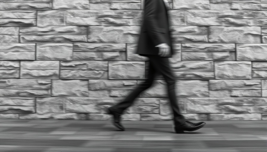 Corporate environment with person walking past Credit Suisse sign, related to insurance claim process.