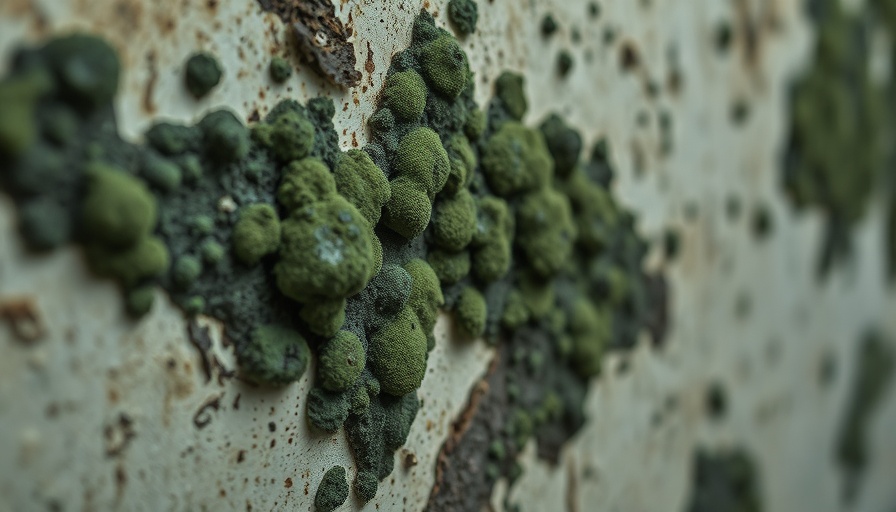 Close-up of mold on a wall illustrating real-life mold problems.