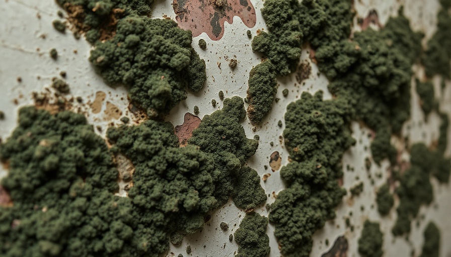 Mold Epidemic in Portland Homes: close-up of moldy wall surface.