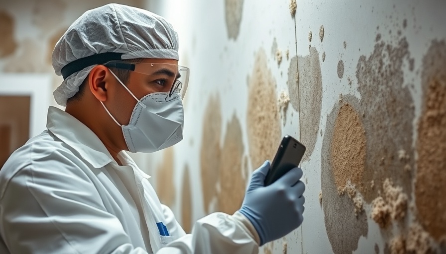 Technician conducting expert mold remediation in Portland.