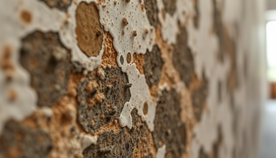Mold on wall indicating health impacts of mold exposure.