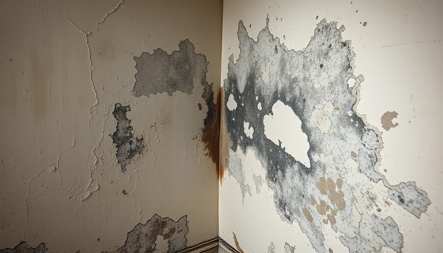 Mold growth in damp room corner, highlighting mold detection and prevention.