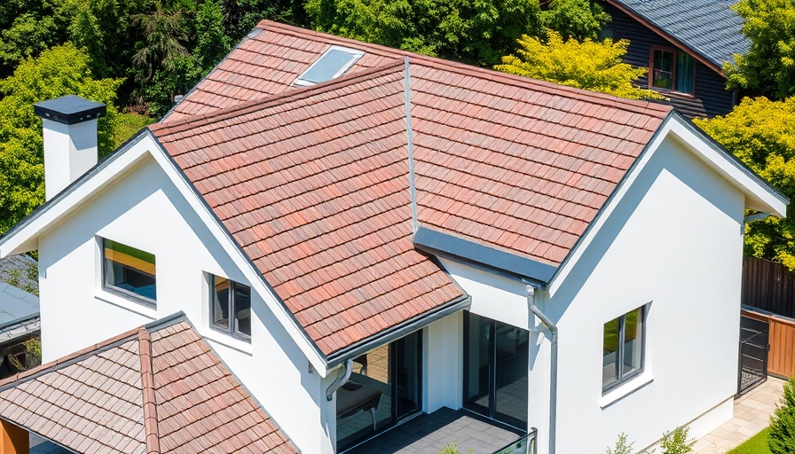 Modern house with best roofing materials for resale value.