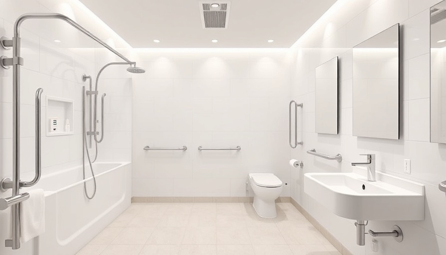 ADA compliant bathroom in Toms River with accessible features.