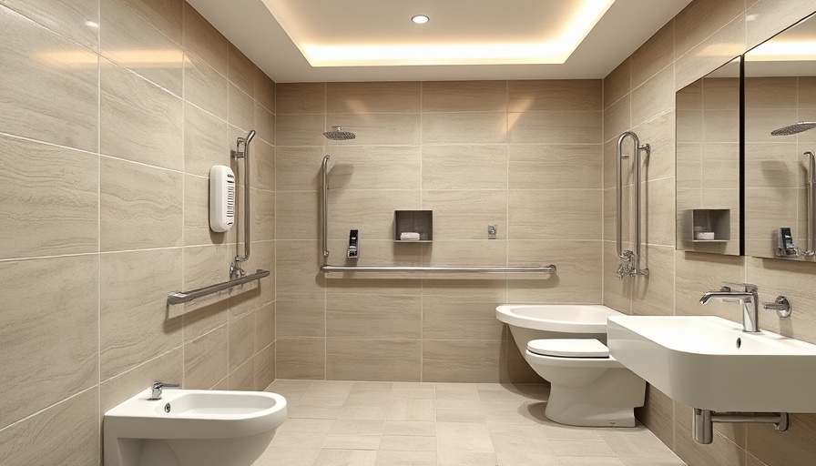 Spacious ADA-compliant bathroom with modern accessible features.