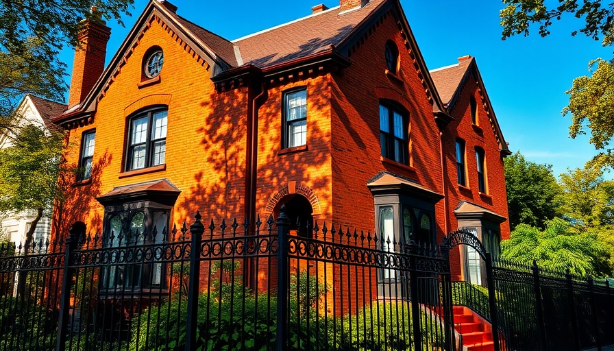 Historic red brick house in Brooklyn for legally renting out your basement.