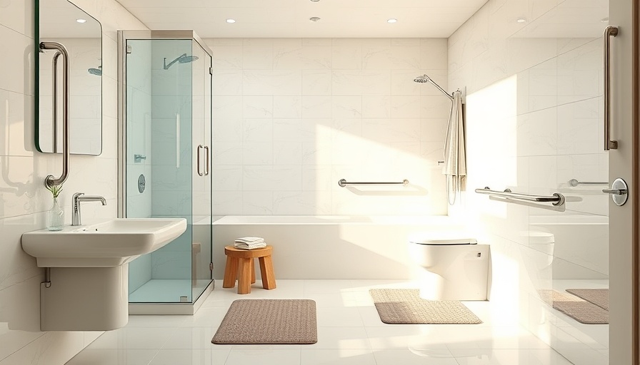 Bathroom safety testimonials: modern safety-equipped bathroom.