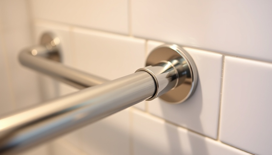 ADA Guidelines for Grab Bar Installation: secure bathroom grab bar.