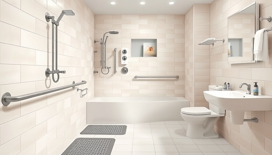Budget-Friendly Bathroom Safety: clean space with safety features