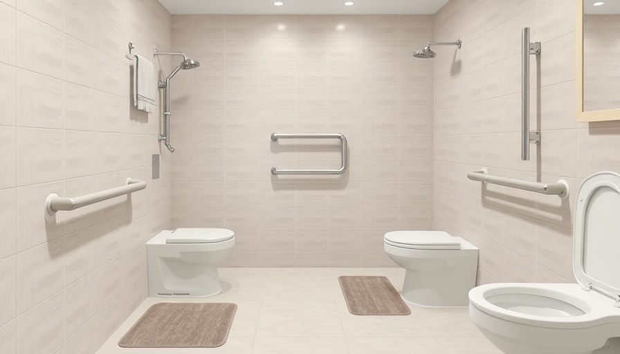 Bathroom safety tools for caregivers in a modern setting.
