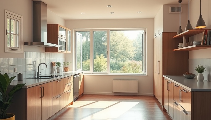 Cozy, accessible kitchen layout ideal for seniors