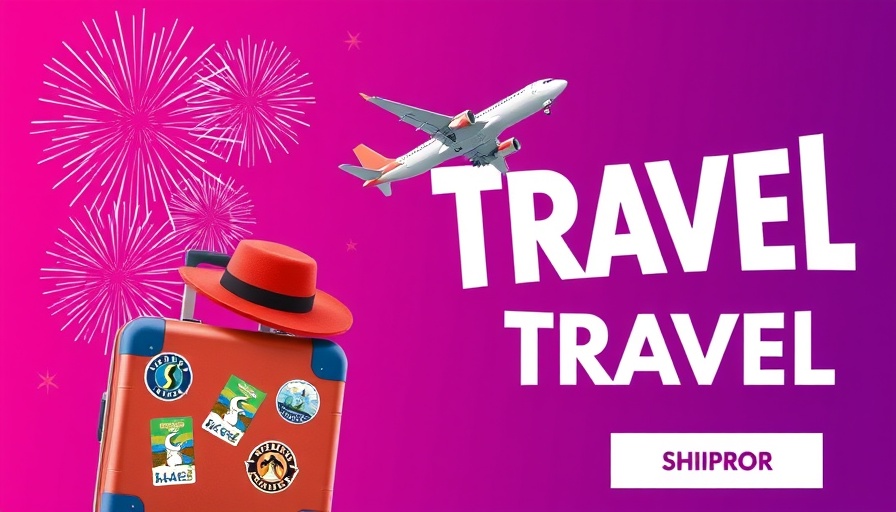 Vibrant travel promotion for Europe, featuring suitcase and airplane.