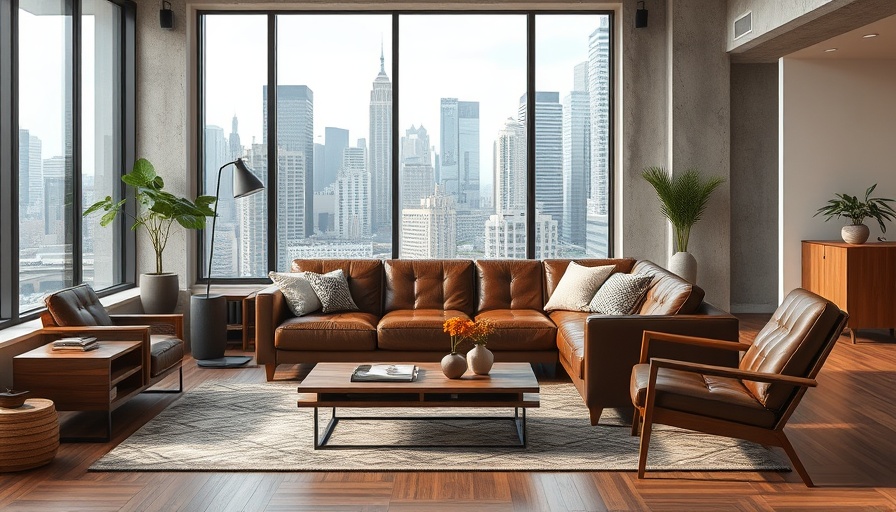Brooklyn apartment with large window and modern decor.