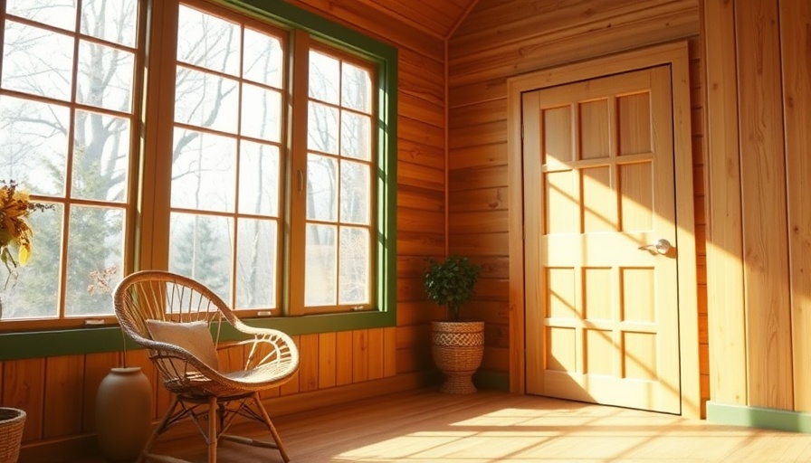 Cozy room with a large egress window demonstrating legal requirements