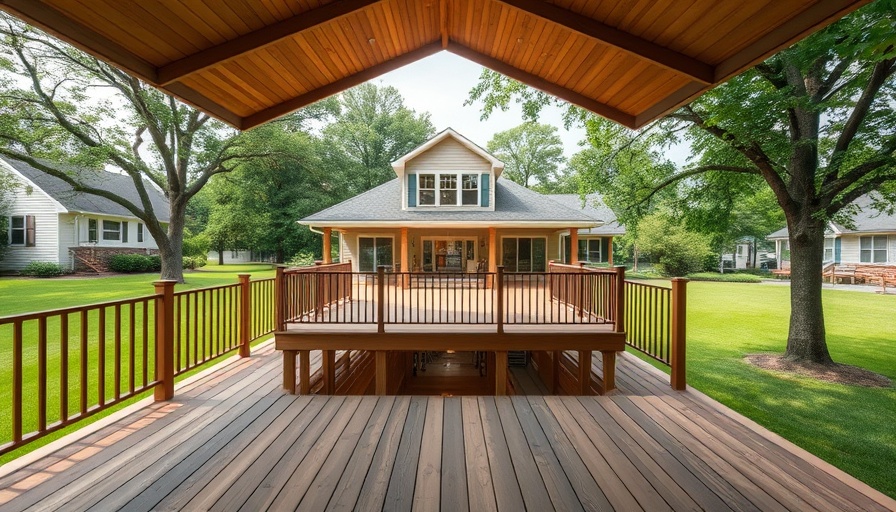 Open concept basement solutions Brooklyn, elevated wooden deck.