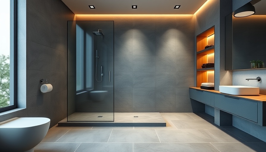 Modern barrier-free shower showcasing sleek design and benefits.