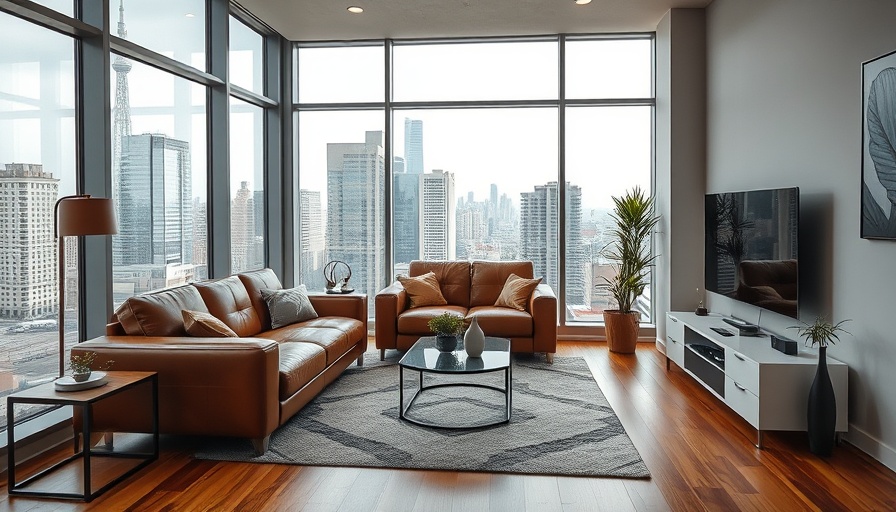 Stylish living room showcasing optimized layouts for small spaces.