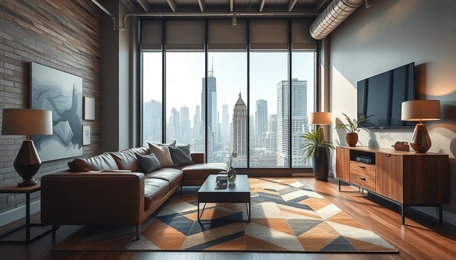 Renovating Your Brooklyn Basement: Modern loft interior with urban view.