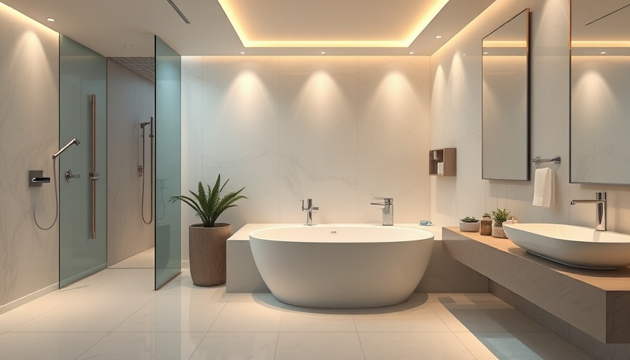 Modern bathroom showcasing luxurious walk-in tub experiences.
