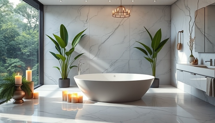 Luxurious bathroom oasis for transforming into a safe haven