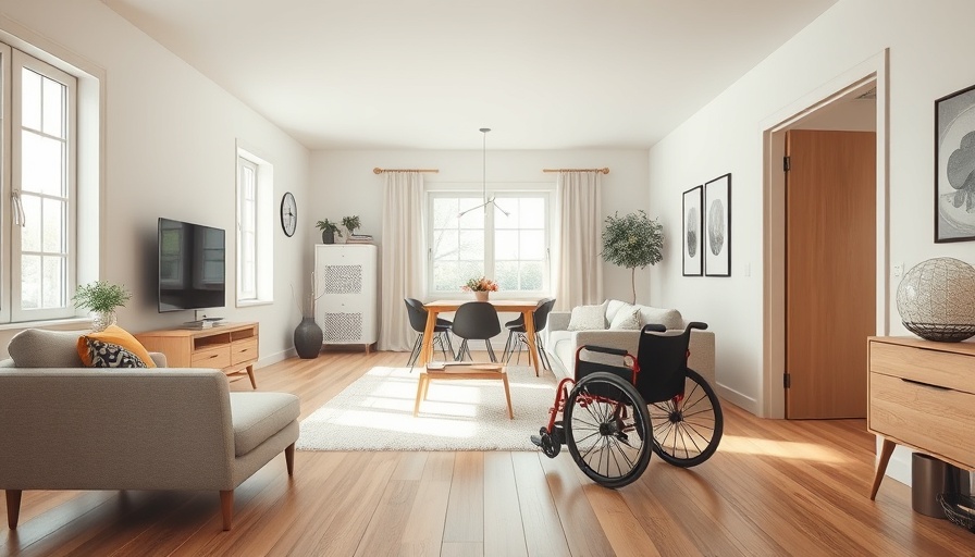 Modern accessible home interior with stylish design.
