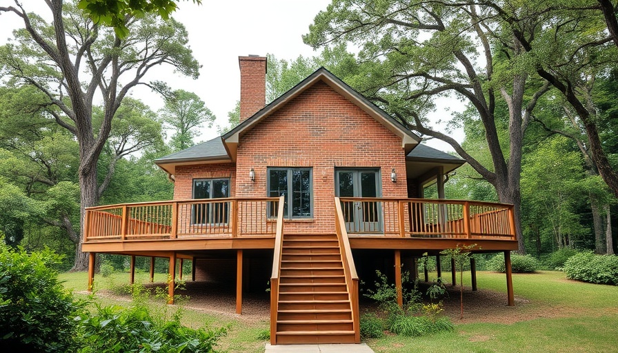 Spacious elevated house with a deck, trees, Legal Basement Conversions in Brooklyn