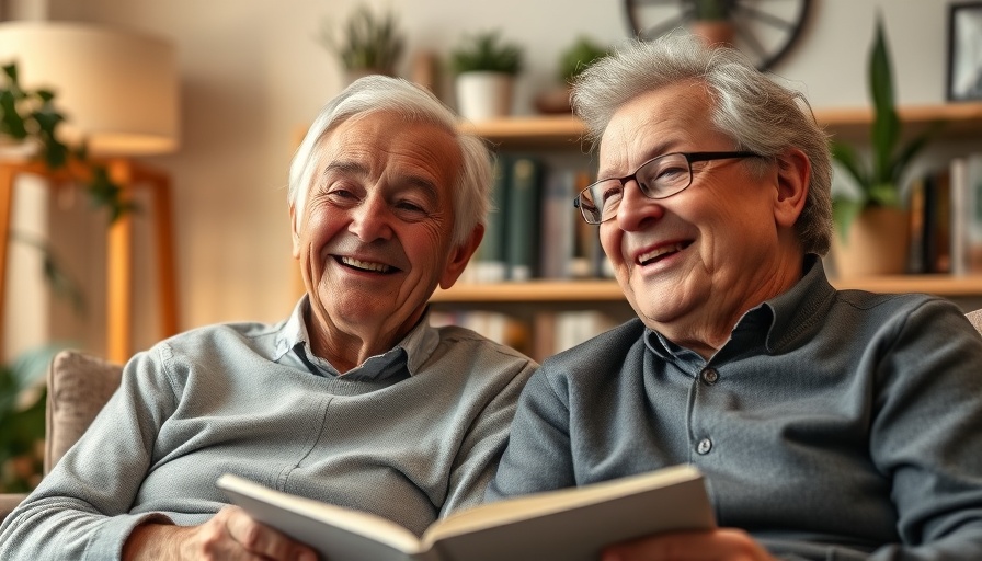 Smiling elderly couple in cozy living room - Safety Guide for Seniors and Caregivers.
