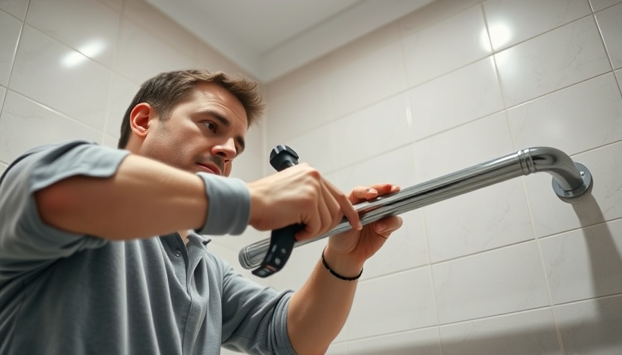 DIY Accessibility Upgrades with grab bar installation.