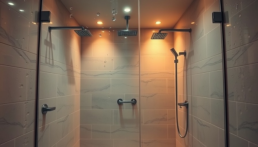 DIY walk-in shower benefits in a modern bathroom design.