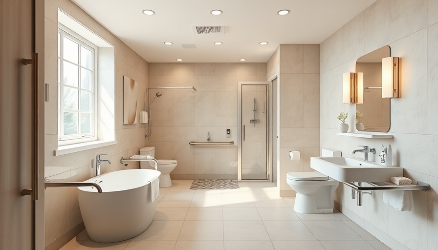 ADA Bathroom Modifications in Toms River Homes showing modern accessibility features.