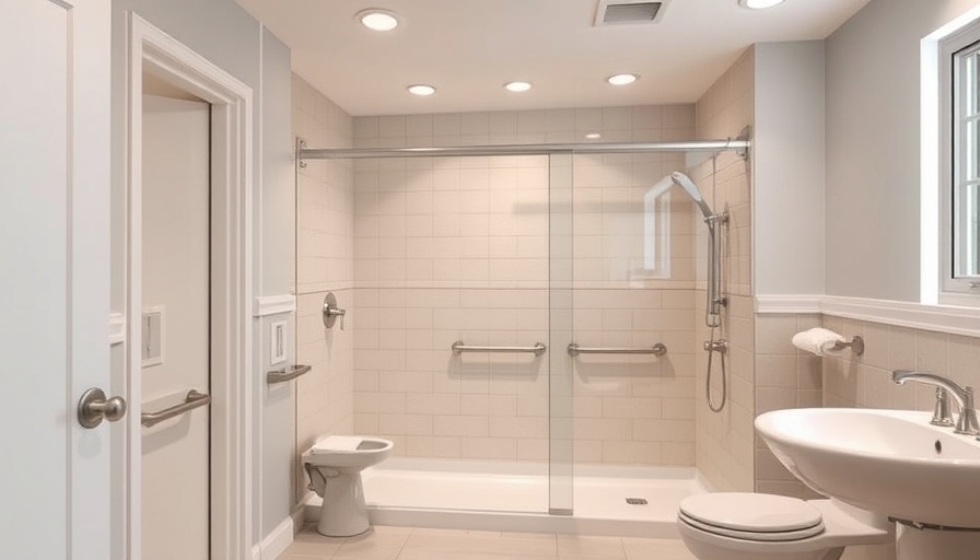 Senior-friendly bathroom solutions with safety features.
