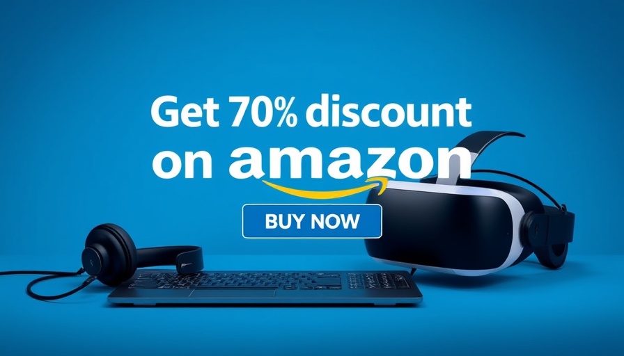 Smart Storage and Organization: Promotional ad with tech gadgets.