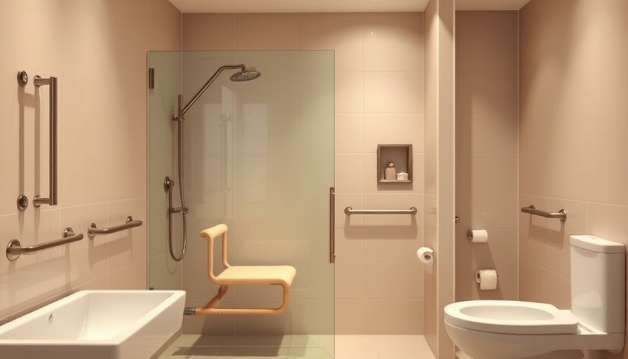 Modern bathroom aids for seniors in Toms River.