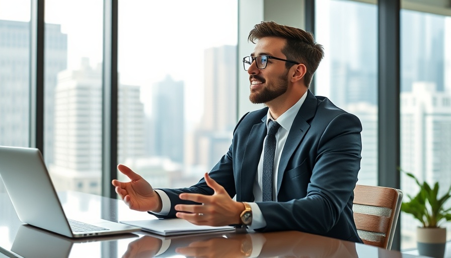 Expert insights & interviews in a modern office setting.