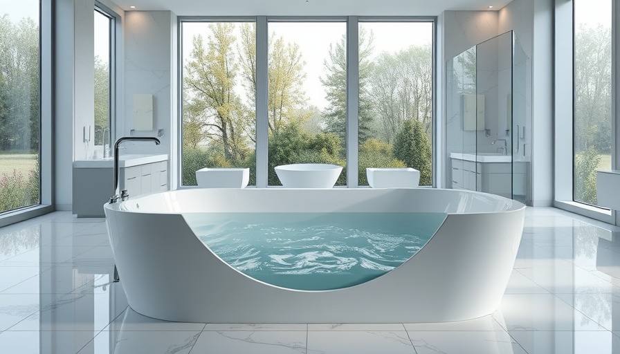 Modern walk-in tub with sleek design in an elegant bathroom, highlighting top walk-in tub brands.