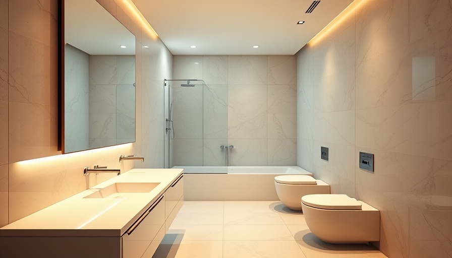 Modern bathroom modifications in Toms River, sleek and elegant design.