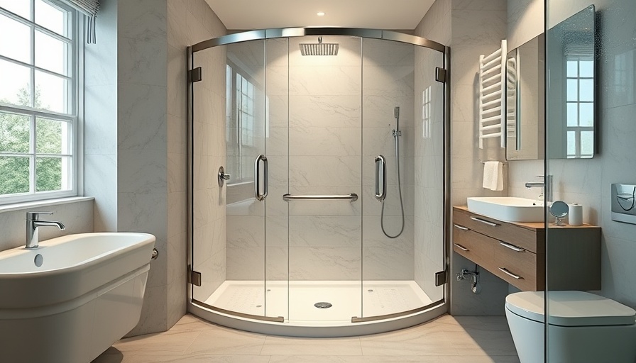Modern roll-in shower setup highlighting benefits for wheelchair users.