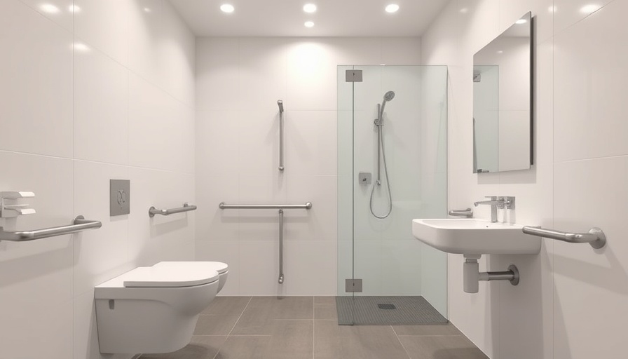 Modern accessible bathroom showcasing innovative designs